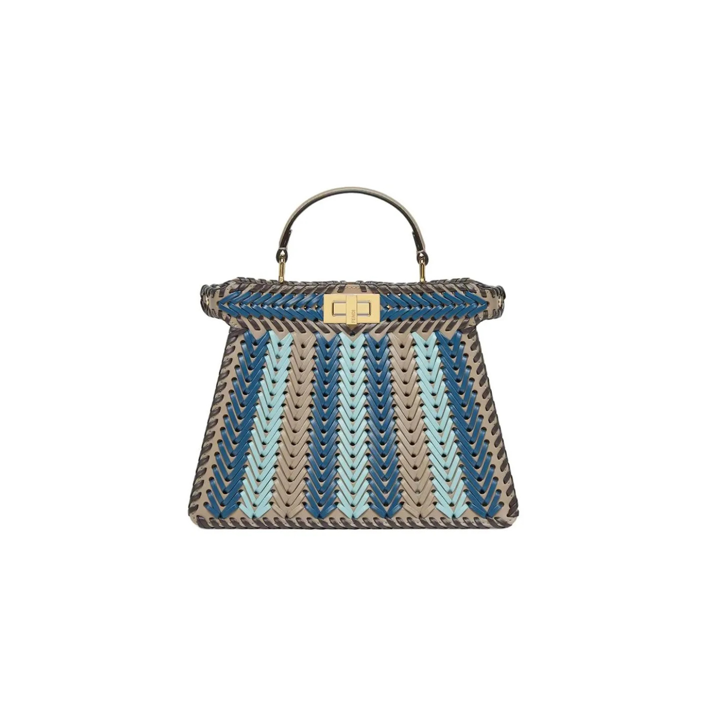 FENDI PEEKABOO ISEEU LEATHER MULTICOLOUR 8BN327AS7EF1PPV (27*20*11cm)
